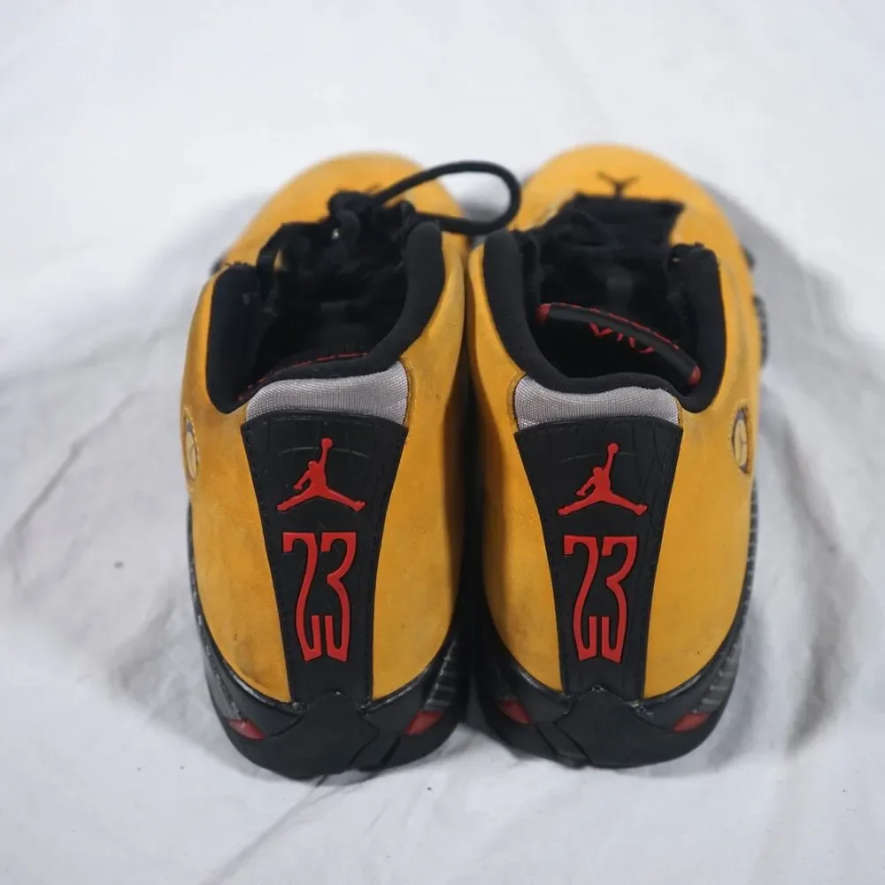 Nike Air Jordan 14 Retro Reverse Ferrari Yellow Black 2019 6.5Y BV1218-706
